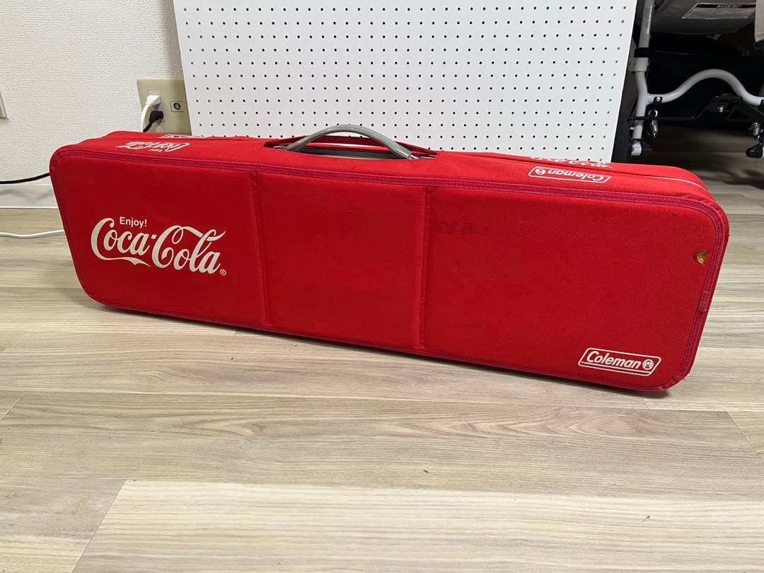 Coca-Cola Coleman テーブル チェアセット キャンプ BBQ