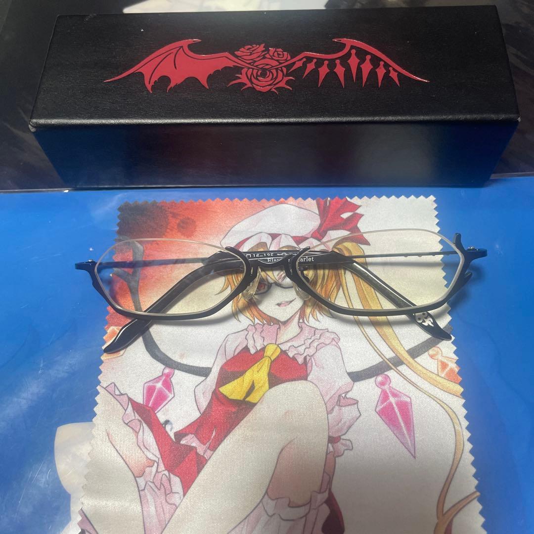 東方project toho megane フランドール　度無し　ブラックモデル