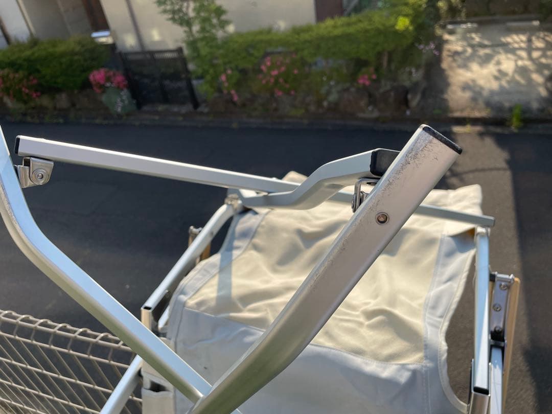 スノーピーク peak ローチェア30 アイボリー社外帆布交換シート付