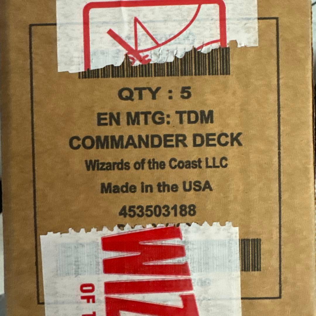 タルキール：龍嵐録　統率者デッキ 5個セット　英語