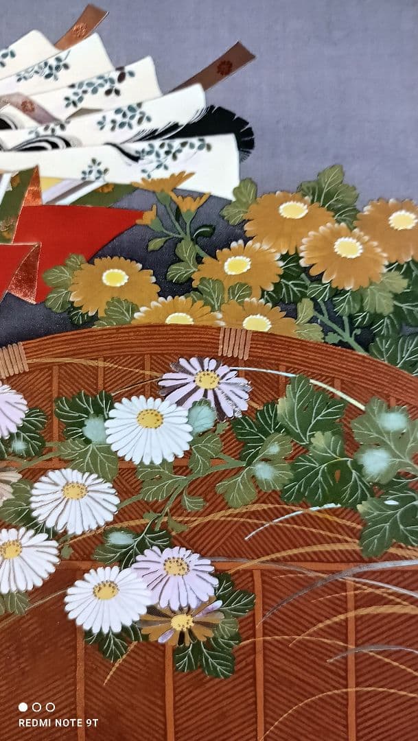 色紙(102)JARKET173735　東聖観による源氏物語の色紙★