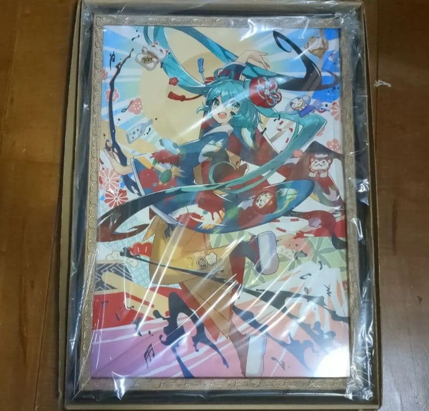 初音ミク　アートフレーム　さいとうなおき　複製原画