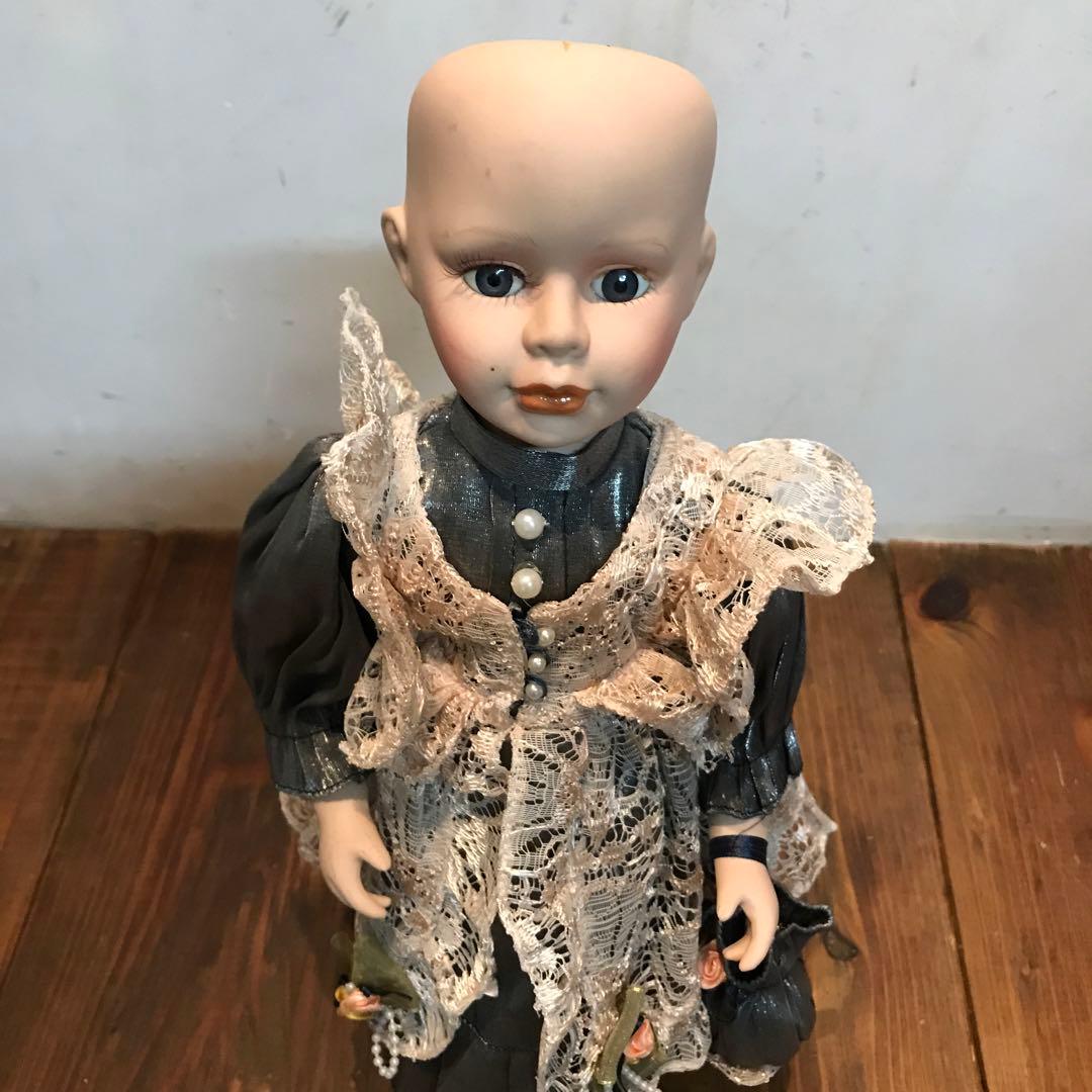 美品　ドール　ヴィンテージ　西洋人形　丁寧なつくり　表情が可愛いらしい