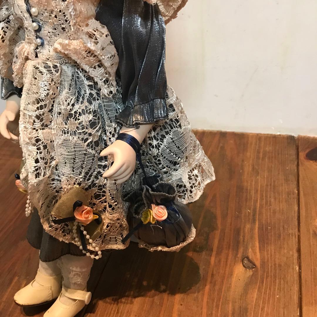 美品　ドール　ヴィンテージ　西洋人形　丁寧なつくり　表情が可愛いらしい