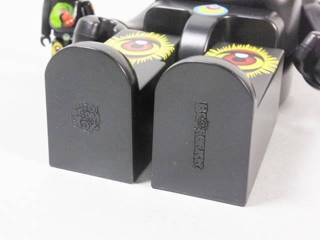 現代美術 田名網敬一『100% & 400%MEDICOM TOY黒』0127C