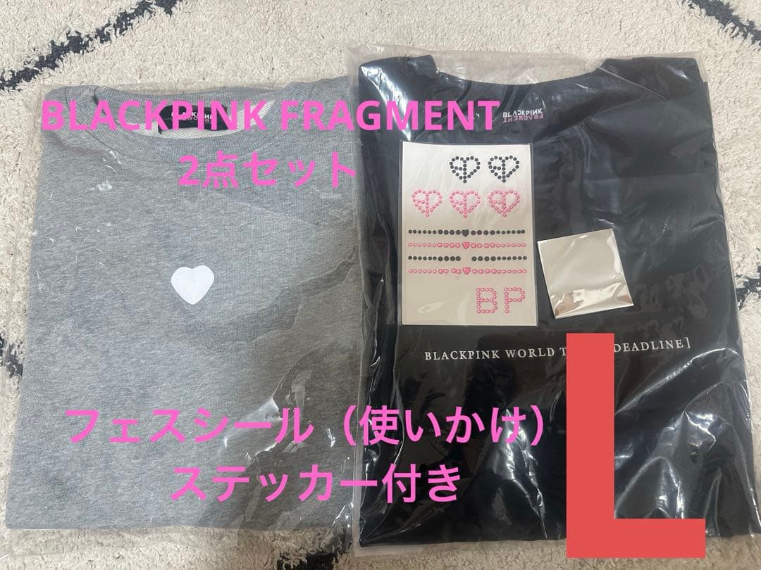 新品♡未開封BLACKPINK FRAGMENT2点L フェスシール（使用済）付