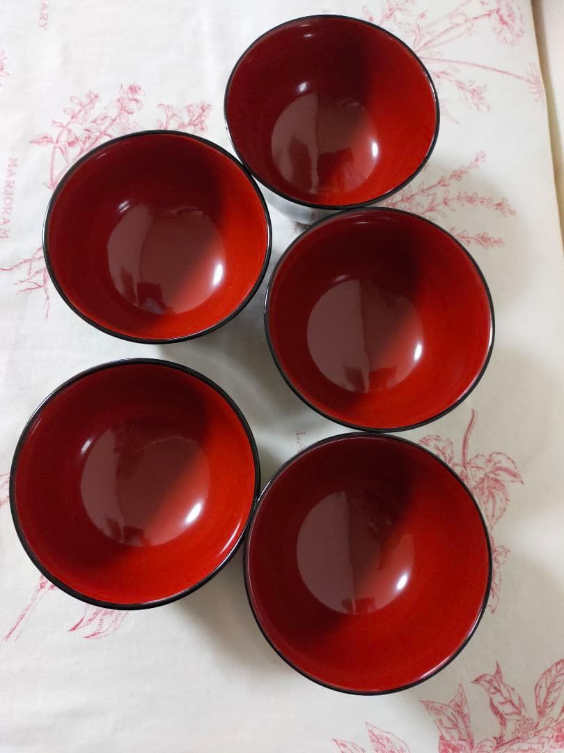 秀衡塗　羽反椀　ゆり型椀