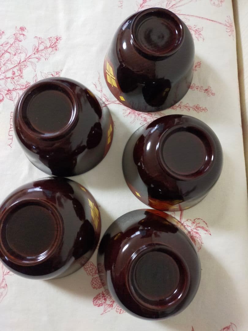 秀衡塗　羽反椀　ゆり型椀