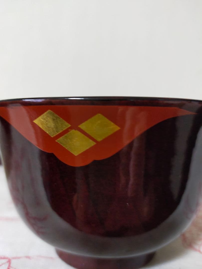 秀衡塗　羽反椀　ゆり型椀