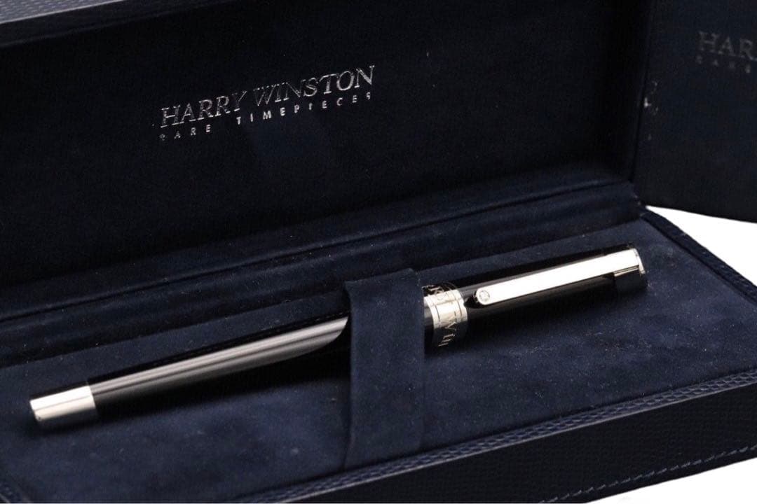 HARRY WINSTON ハリーウィンストン 万年筆 1Pダイヤ K18WG