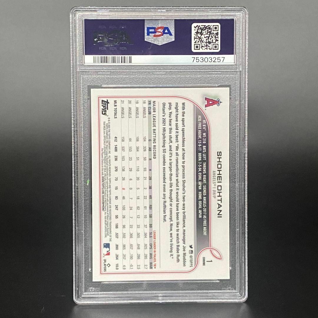 【レア】大谷翔平 2022 TOPPS CHROME★Xーフラクター★PSA10