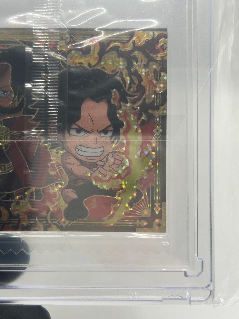 【希少】両面エース ワンピースウエハースLog12ゴールドパラレル 両面パラレル