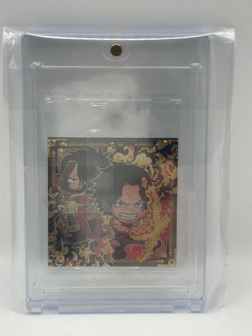 【希少】両面エース ワンピースウエハースLog12ゴールドパラレル 両面パラレル