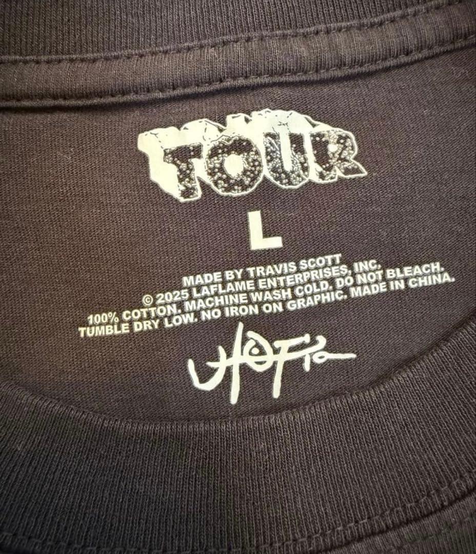 新品TRAVIS SCOTTツアー Tシャツ トラヴィス スコットL