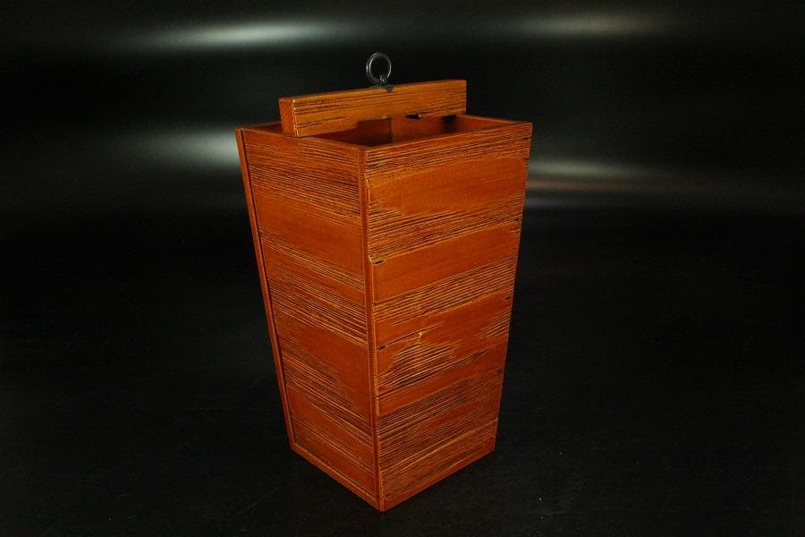 春慶塗 釣瓶 花生 象彦造 共箱(K-YC572)