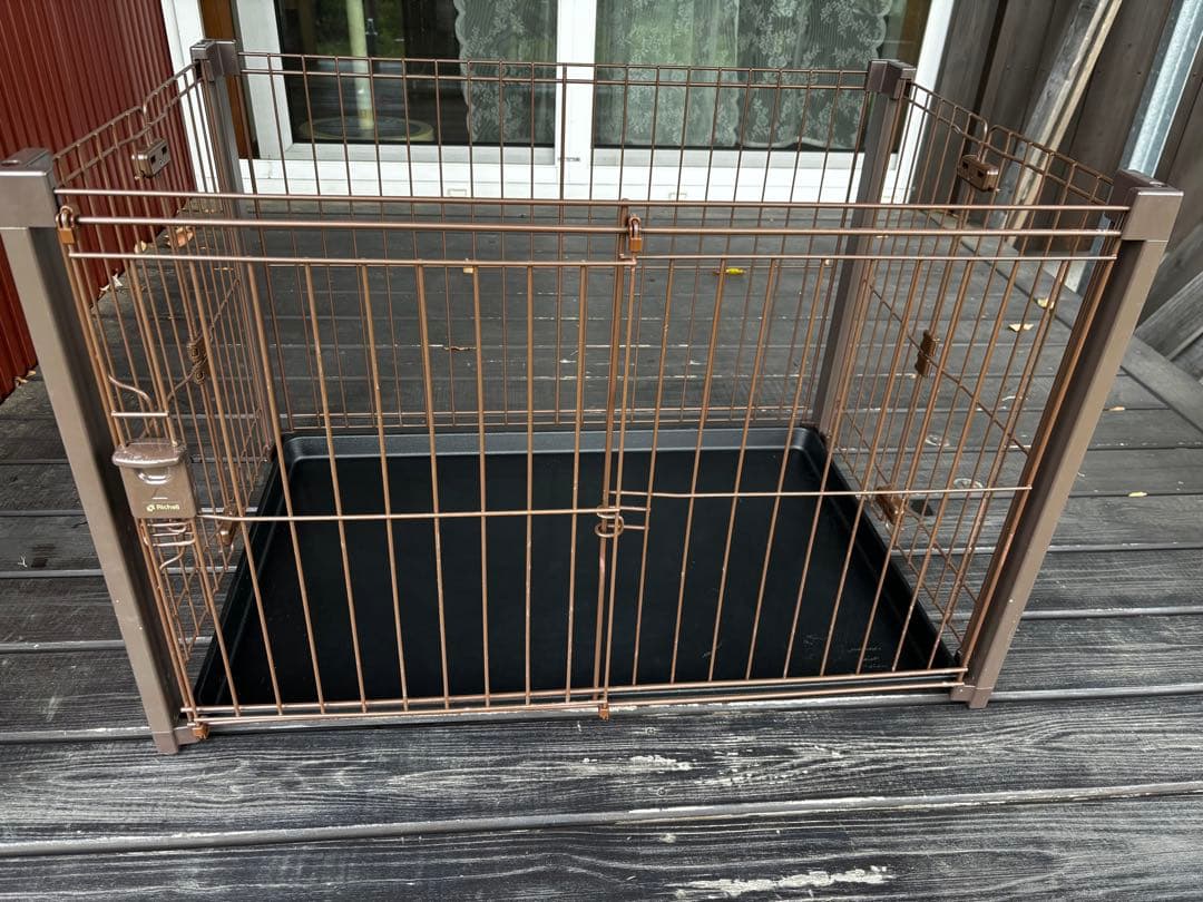Richell 犬用ケージ ブラウン サークル　リッチェル