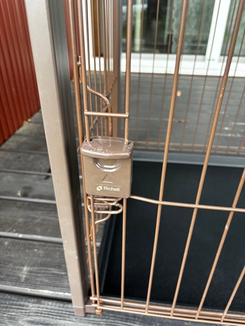 Richell 犬用ケージ ブラウン サークル　リッチェル