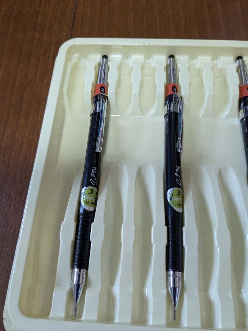 ペンテル 製図用 シャープペン PMG 0.3 ケース付き シャーペン 廃盤