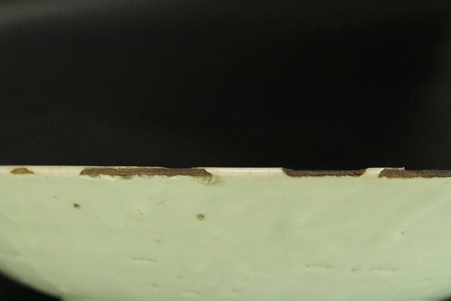 茶道具 唐物 呉須赤絵 鳳花紋 皿 φ33cm(A929)