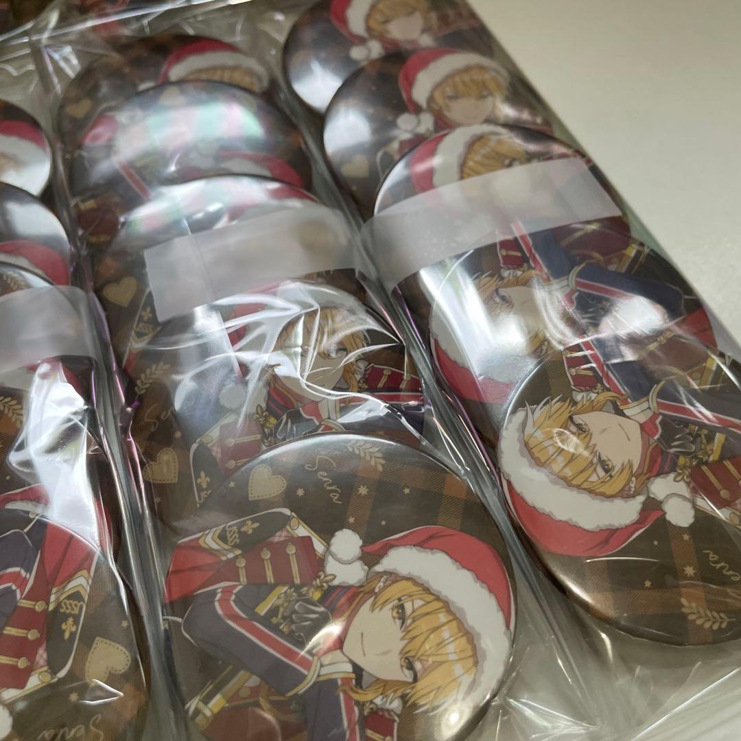 E93. 浦島坂田船 センラ 缶バッジ 2020 クリスマス サンタ 等身