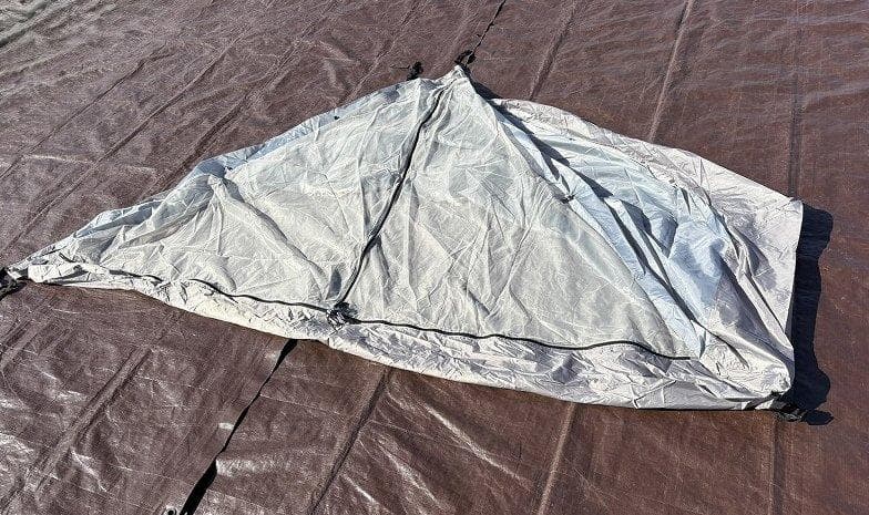 ふ*ん様 未使用！DOD ムシャテント T1-819 カーキ グランドシート付き