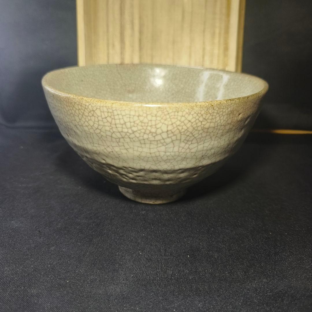 茶道具 井戸茶碗 李朝青磁 貫入入り 朝鮮王朝古美術 骨董 時代物 旧家蔵出し