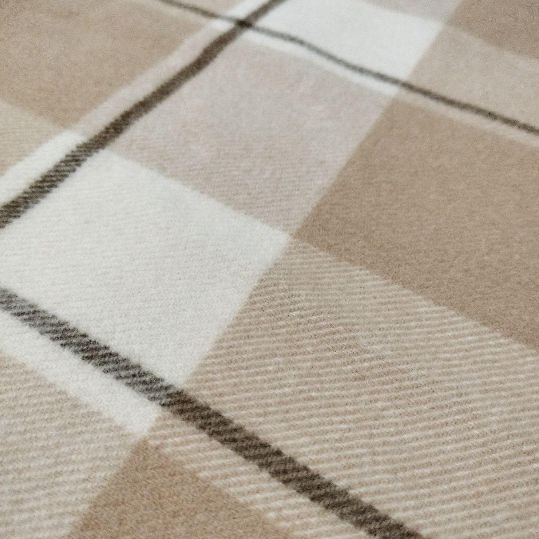 【新品】Johnstons　カシミヤ混ウール高級ブランケット　イギリス製