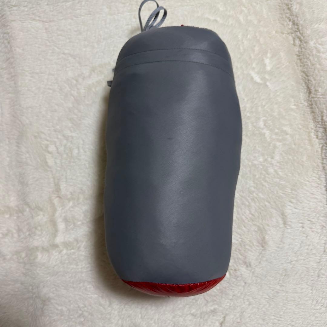 極美品モンベル800FP ダウンハガー800 #3 R/ZIPシュラフ　レッド