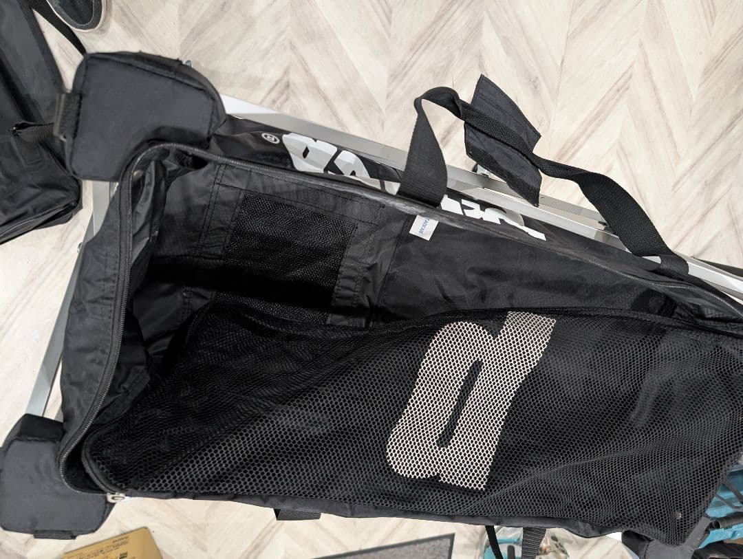 prince テニスボールバッグ 大容量 黒　ボールバスケット