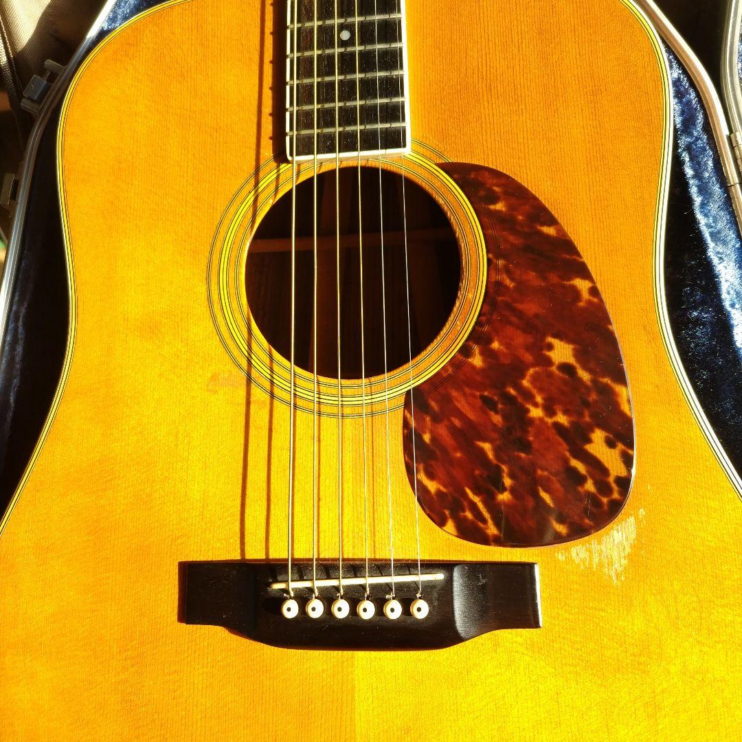 martin D35 1975年製ビンテージ本鼈甲ピックガード ワンオーナー