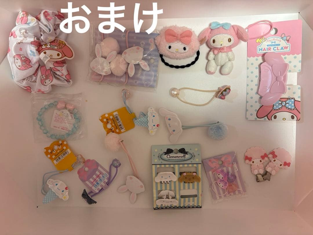 サンリオ　ヘアクリップ　マイメロ マイメロディ　シナモロール　クロミ ピアノ