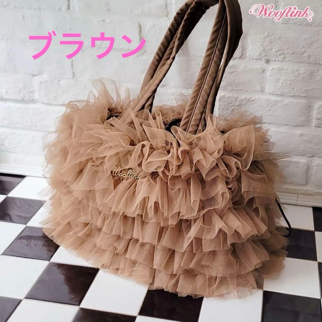 WOOFLINK(ウーフリンク)韓国ブランド セレブ 犬用キャリーバックブラウン