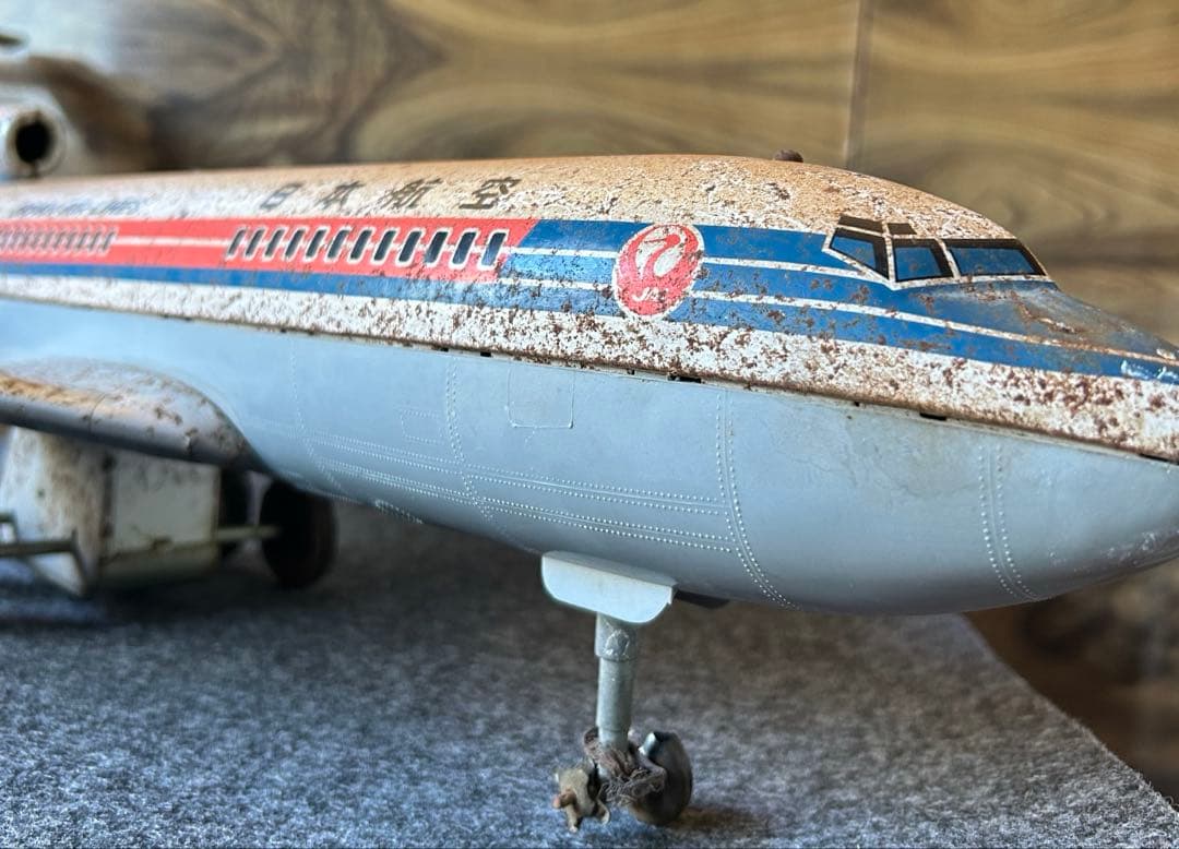 JAL ボーイング 727 JA8001 当時物　レトロ　昭和　ブリキ　ジャル