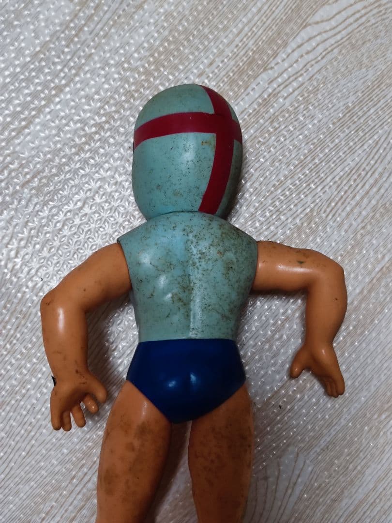 中嶋製作所 タイガーマスク ゴルゴダクロス ソフビ 辻なお 梶原一騎 昭和レトロ