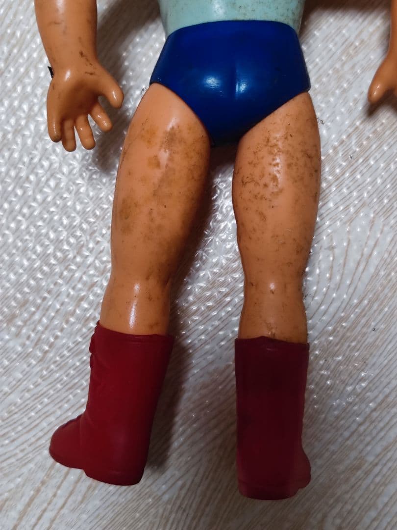 中嶋製作所 タイガーマスク ゴルゴダクロス ソフビ 辻なお 梶原一騎 昭和レトロ