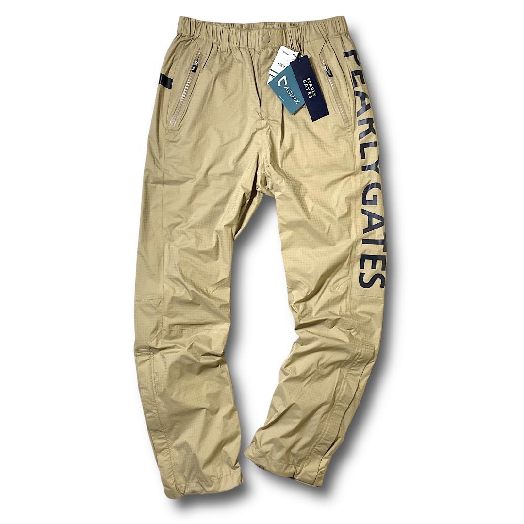 4 パーリーゲイツ AQUAX 撥水 防水 ビッグロゴ レインパンツ 040