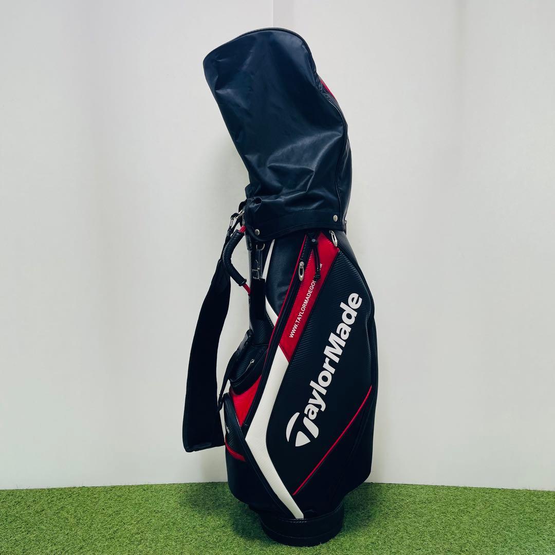 テーラーメイド キャディバッグ ゴルフ 黒 赤 ブラック メンズ