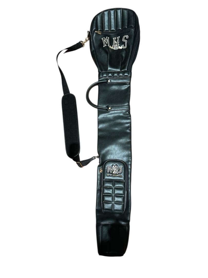 MJU SPORTS ゴルフキャディバッグ ブラック