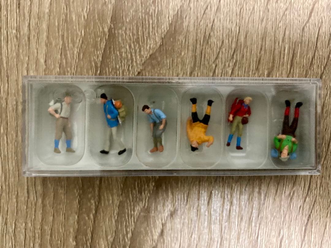 Preiser HO 登山家 山岳ジオラマ用 4点セット 未開封