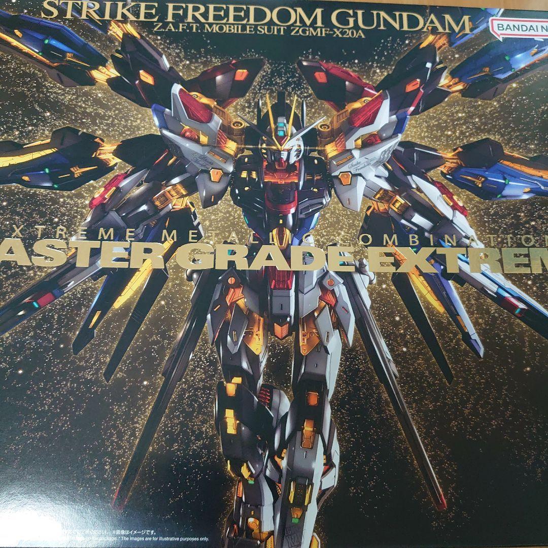 MGEXフリーダムガンダムとRG ジオング、サザビー、ハイニューガンダム