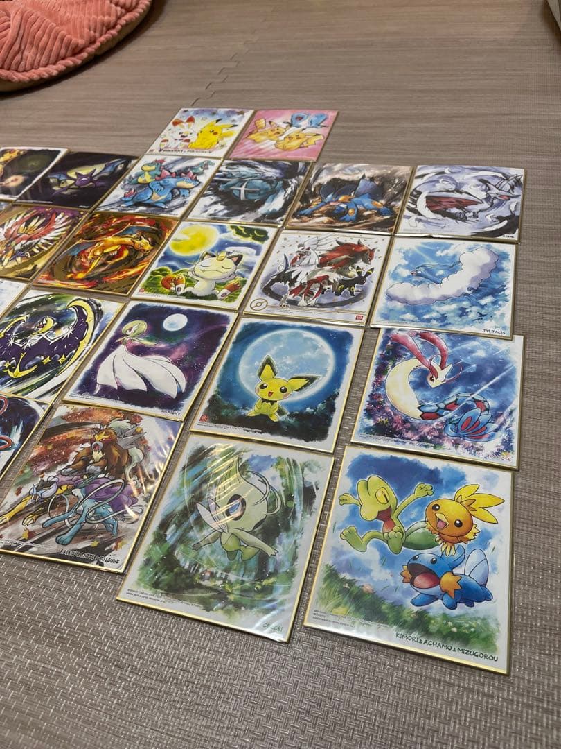 ポケモン色紙アート　　pokemon art26枚　セット売り 希少　レア