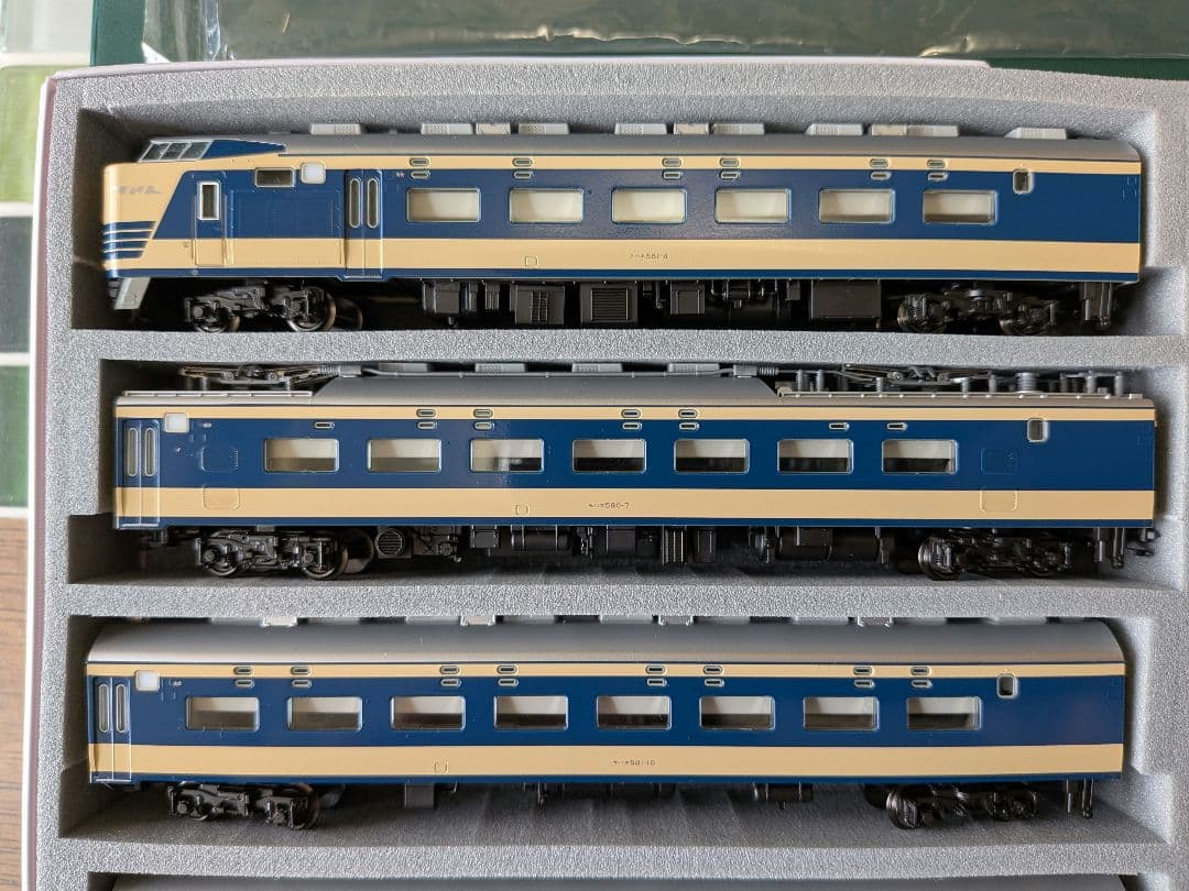 KATO【自作室内灯入り581/583系】10-1717等　計12両