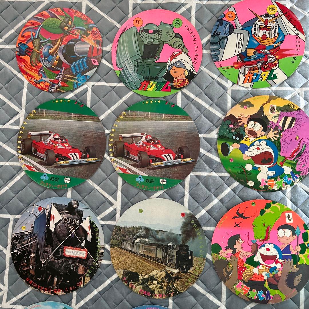 アニメ・車・列車メンコ 12枚セット