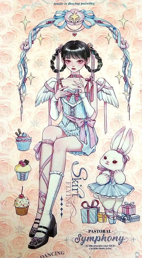 ✩再販✩J769＃足尖轻舞(贝壳光)切り売り海外人物マステ女の子