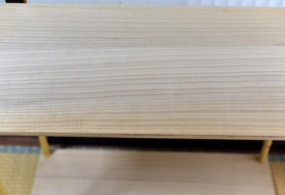 竹台子、組立式【極上品】飾り棚お茶道具／共箱