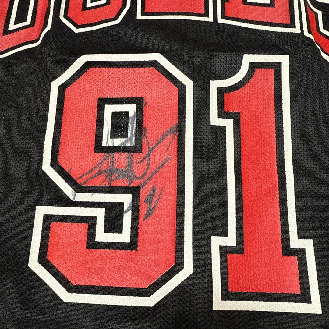 nba サイン入りユニフォーム　ロッドマン