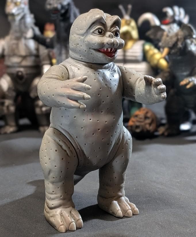 昭和ゴジラ・ミニラ・バラゴン・モゲラ・メカゴジラ他（バンダイ）ソフビ９体セット