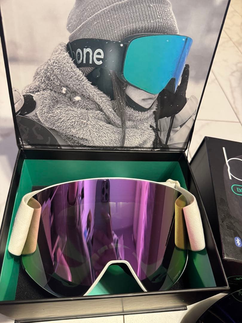 bone Bluetooth ゴーグル ミラーレンズ 2個セット