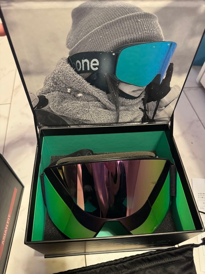 bone Bluetooth ゴーグル ミラーレンズ 2個セット