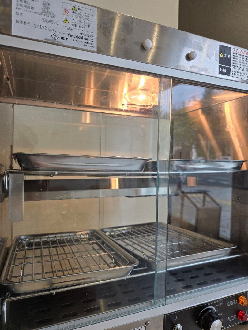 ホットショーケース、トレー4枚付き